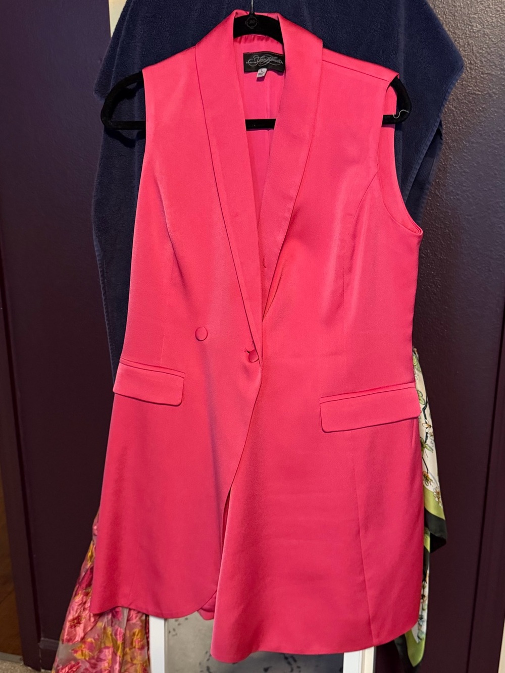 Pink Blazer Dress
